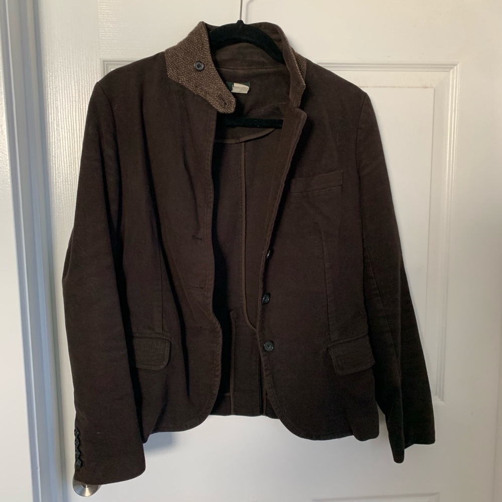 J. Crew blazer with corduroy collar